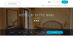 Desktop Screenshot of hotelsettenani.it